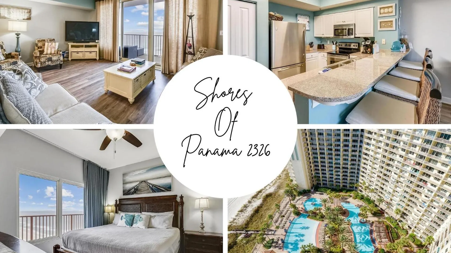 Shores Of Panama 2326 - 1 Bedroom Bunks Sleeps 6, Reserved Parking! Condo Panama City Beach